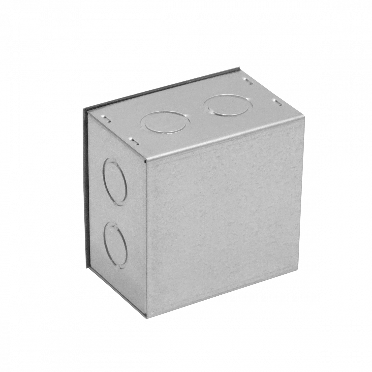 Caja Metálica FPCWM-3 (A11) – 100×100×65 mm con tapa 102×102 mm zincada 3