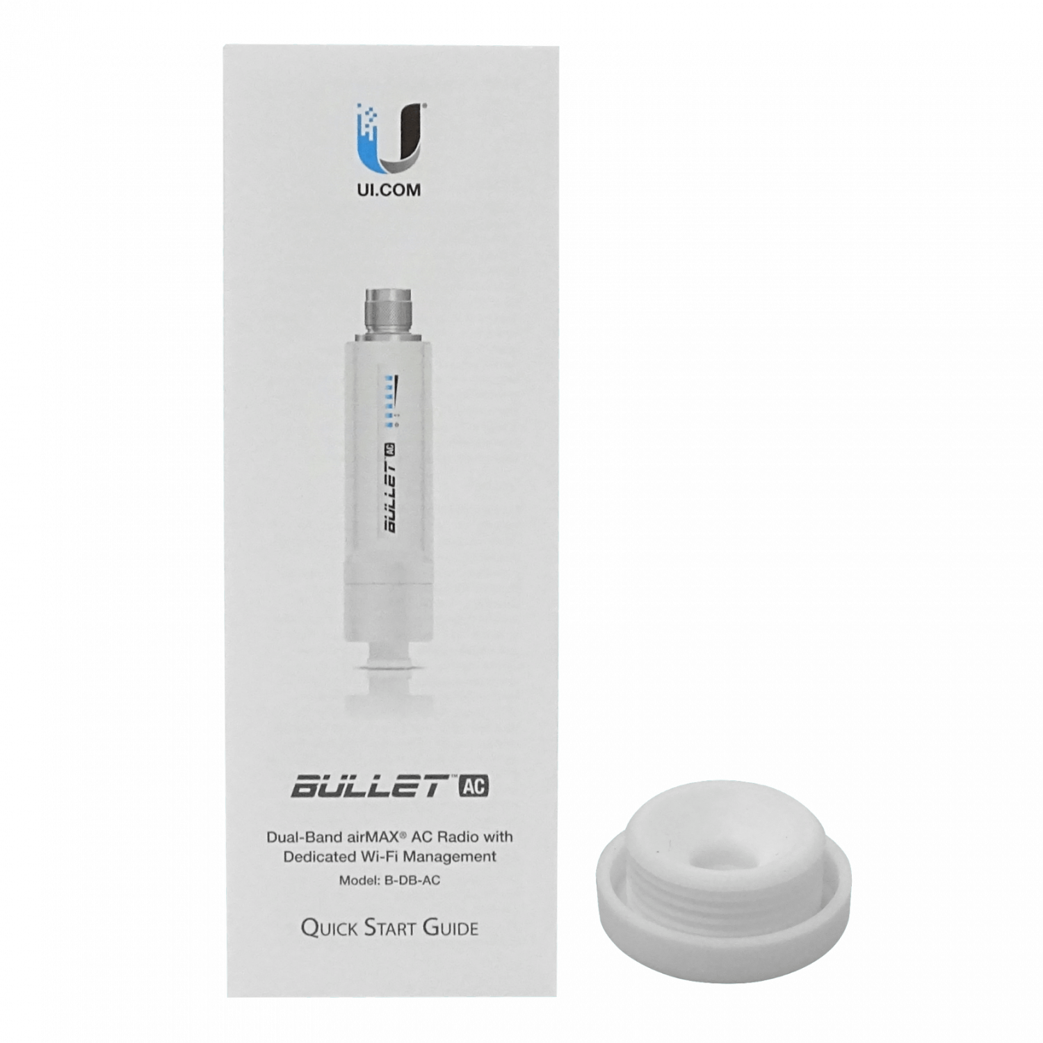 Punto de Acceso Exterior Dual-Band 2.4/5GHz, 22dBm, PoE Ubiquiti Bullet AC 3