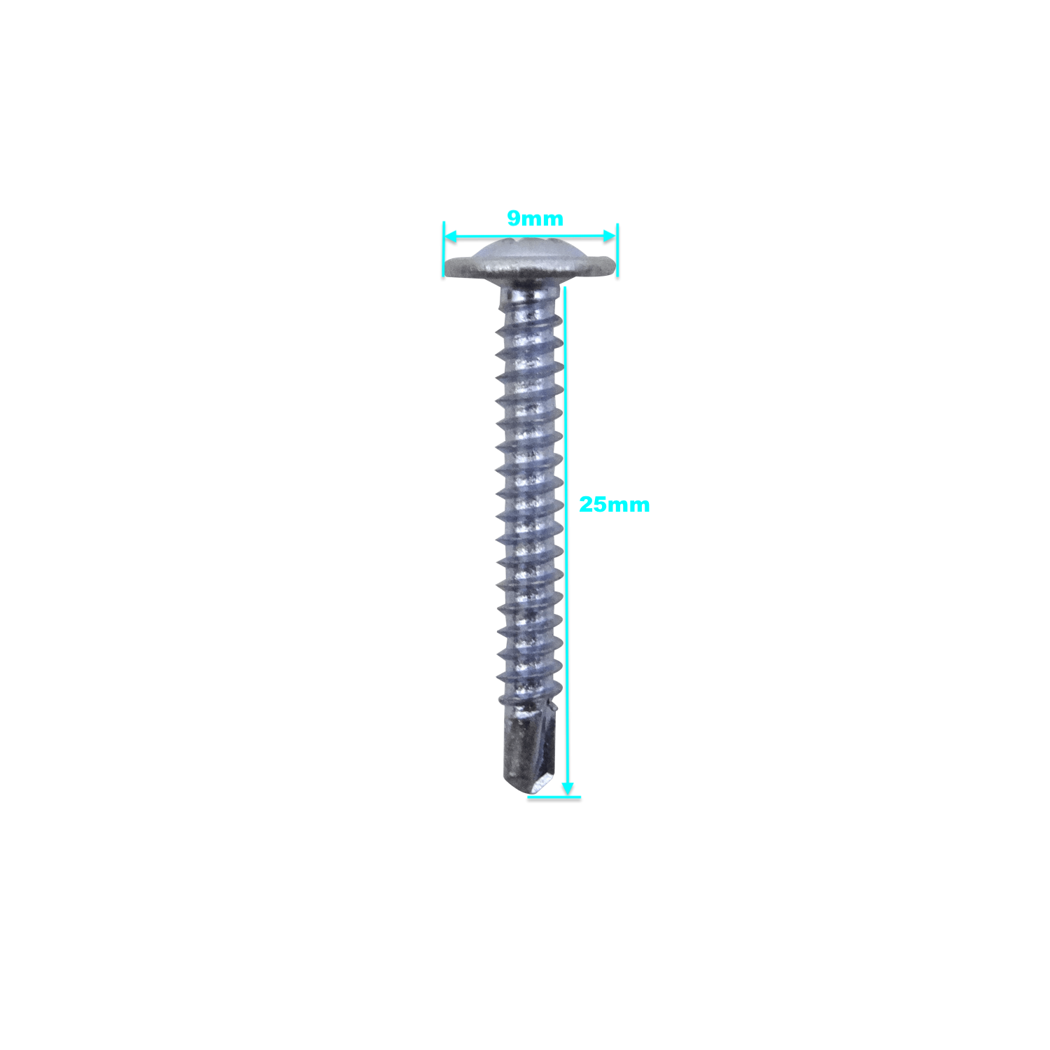 Tornillo Autoperforante Lenteja 8x1
