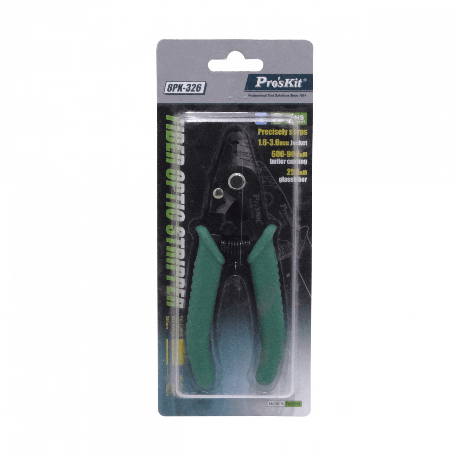 PROSKIT Deschaquetador de Fibra Optica 250um 600-900um 1,6-3,0mm 1