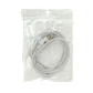 Cable USB Lighting 1mt-1,5mt A-Macho 100-150cm Blanco NO-IPHONE - Miniatura 3