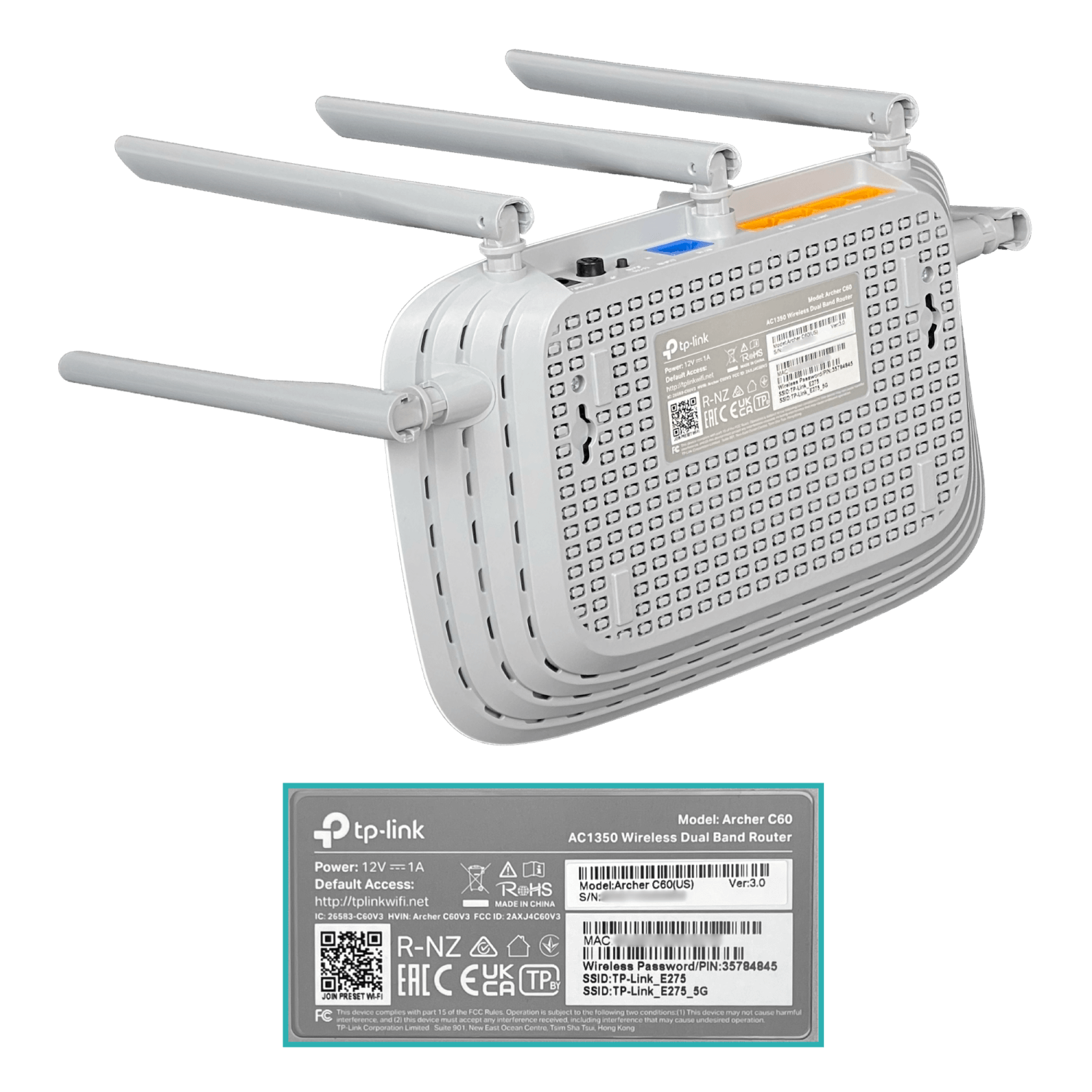 Router TP-Link Archer C60 Wi-Fi de doble banda AC1350, Control Parental y Red para Invitados 7