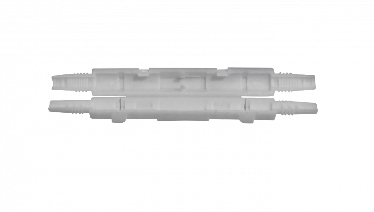 Redondo Drop Porta Empalme unid Blanco-PP req-Manguito Splice 12x102mm 3