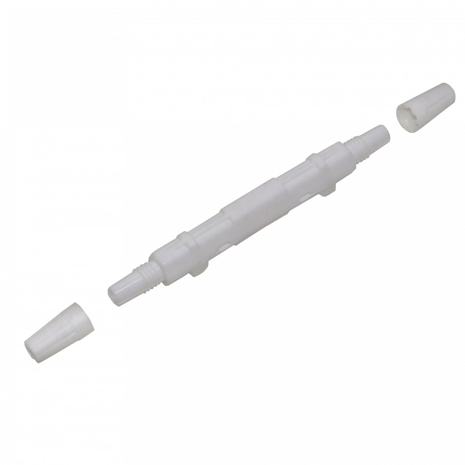 Redondo Drop Porta Empalme unid Blanco-PP req-Manguito Splice 12x102mm 4