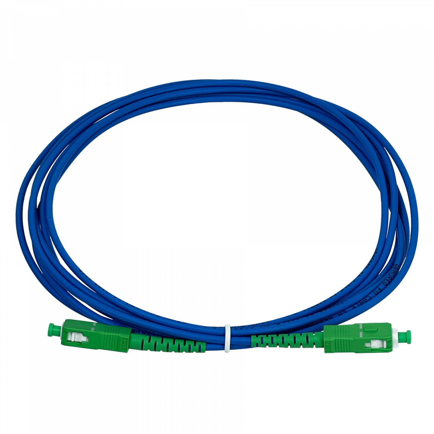 LSZH Blindado 3mt SC/APC-SC/APC SM Simplex JumperFibra 3.0mm 9/125um 3