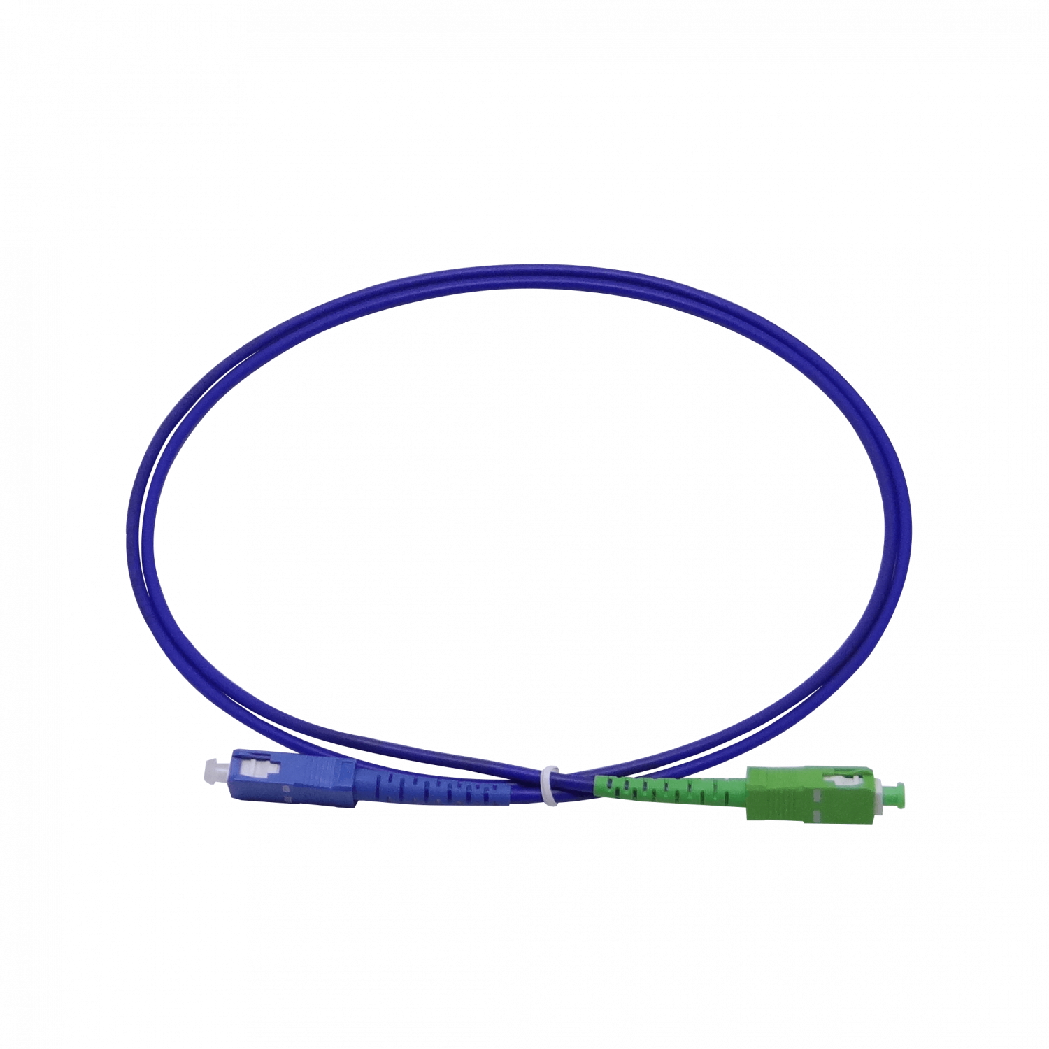 LSZH Blindado 1mt SC/APC-SC/UPC SM Simplex JumperFibra 3.0mm 9/125um 2