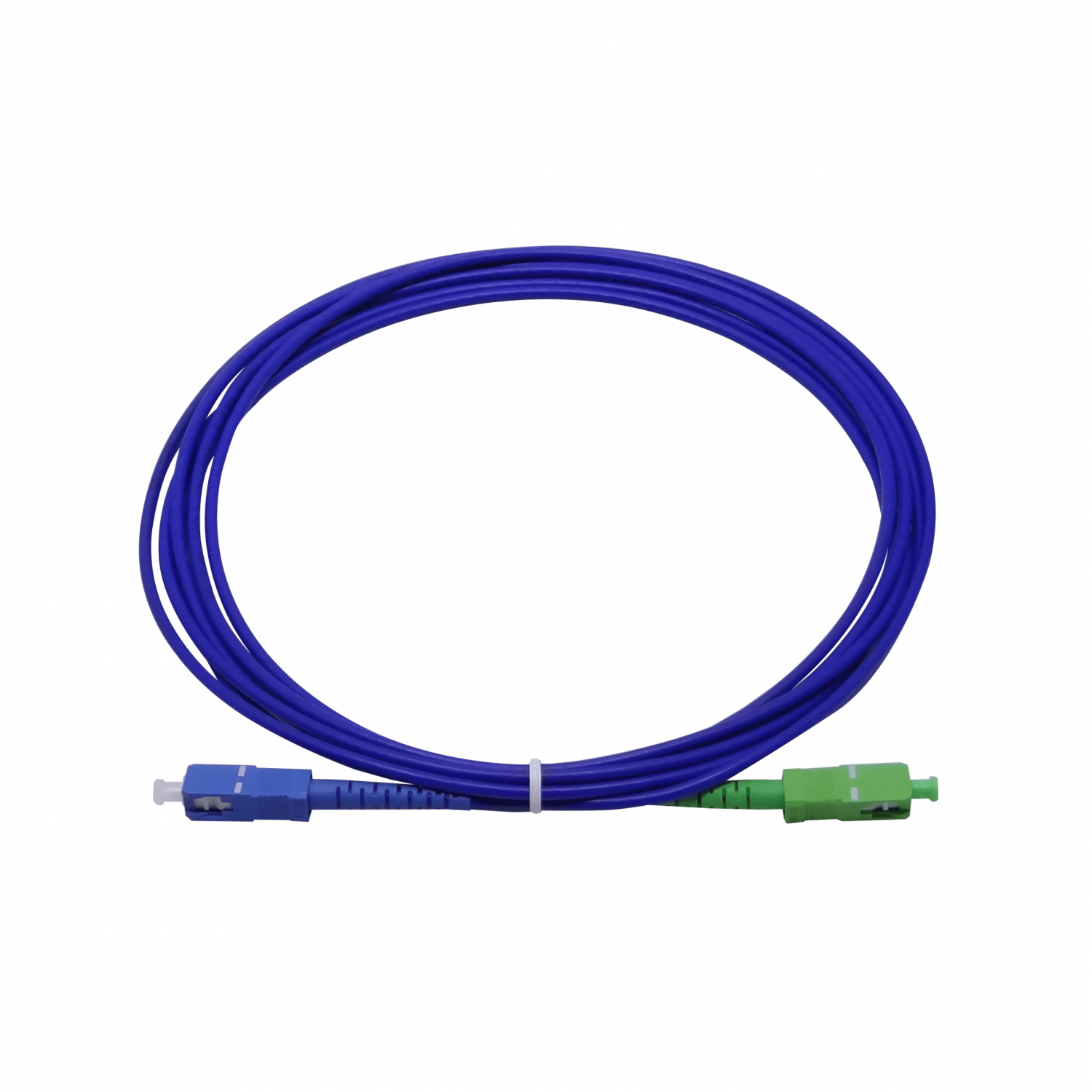 LSZH Blindado 3mt SC/APC-SC/UPC SM Simplex JumperFibra 3.0mm 9/125um 3