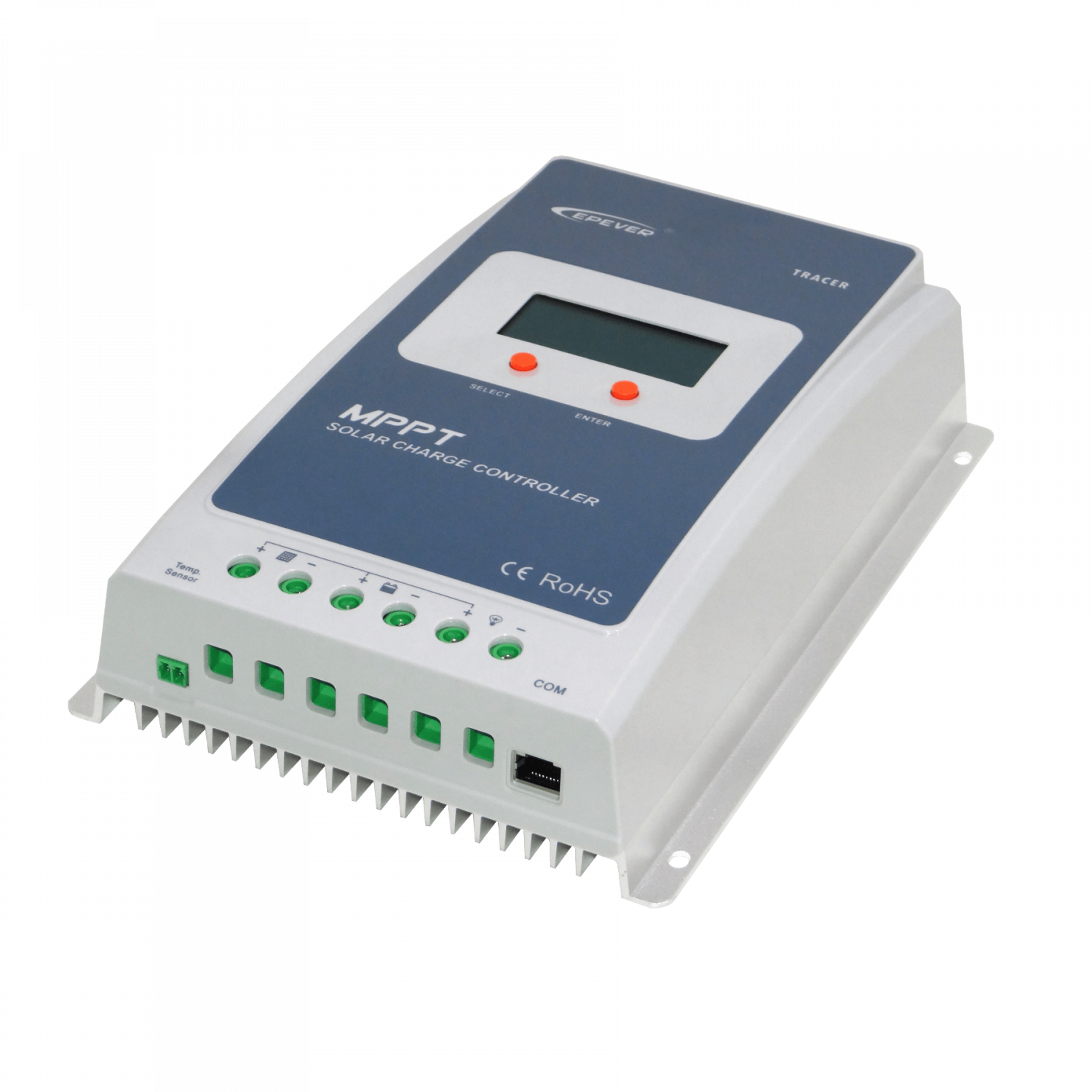 EPEVER 10A FV-100V IP30 1-RJ45-COM Regulador Carga 12V/24V MPPT Solar 2