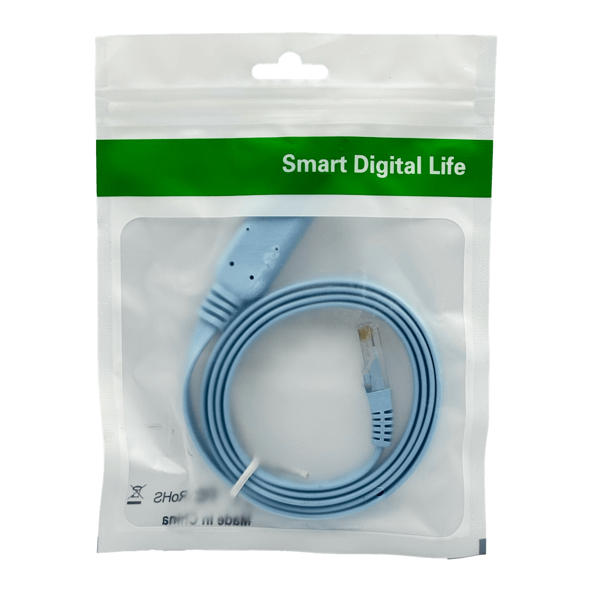 Cable 1mt Console RJ45-Macho USB-AM Convertidor p/Puerto RS232 USB2 1
