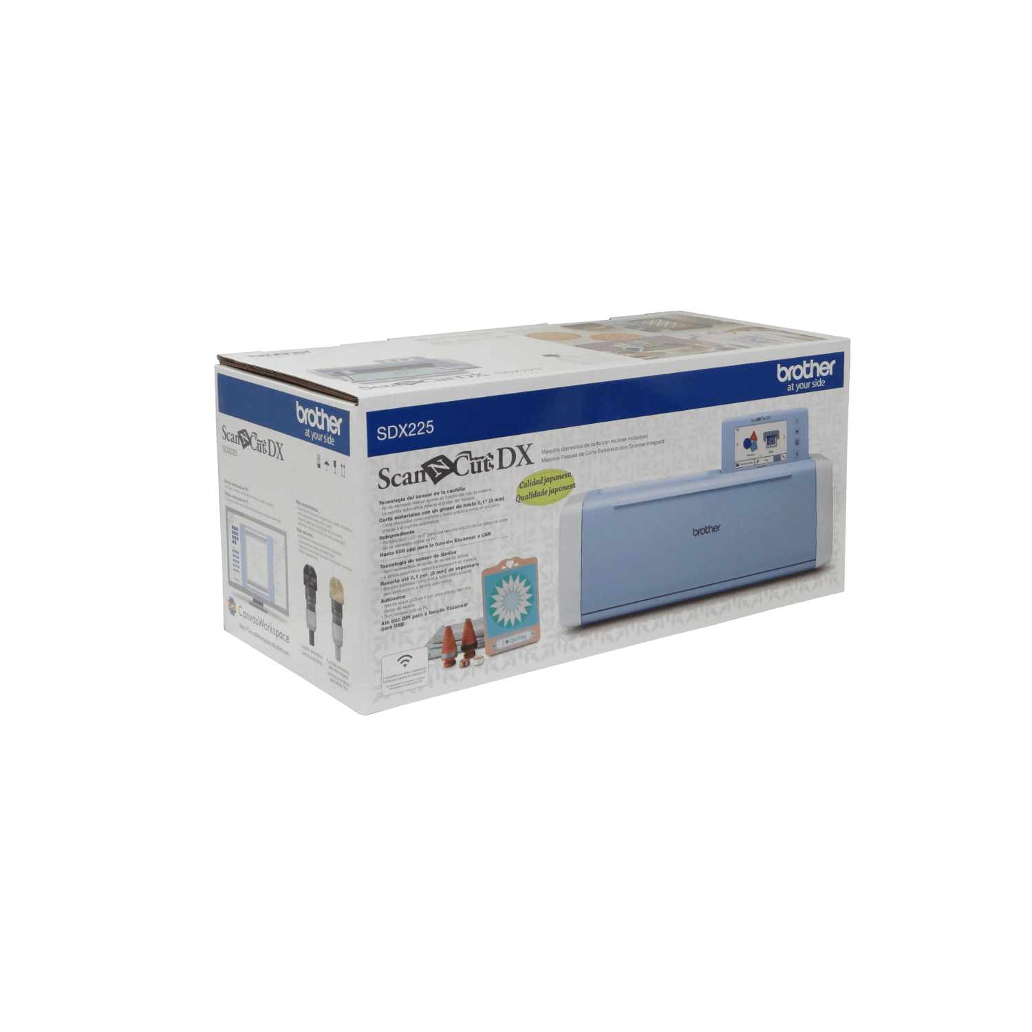 Plotter Brother SDX-225 corte 5mm USB WiFi 30x60cm LCD tactil 2
