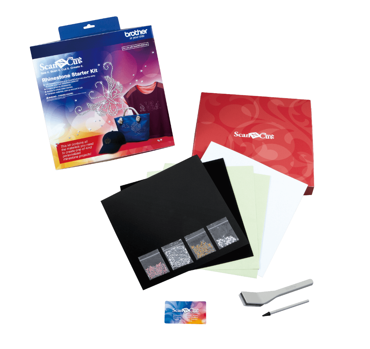 Kit de creación de tarjetas Brother ScanNCut CARSKIT1 para proyectos personalizados 1