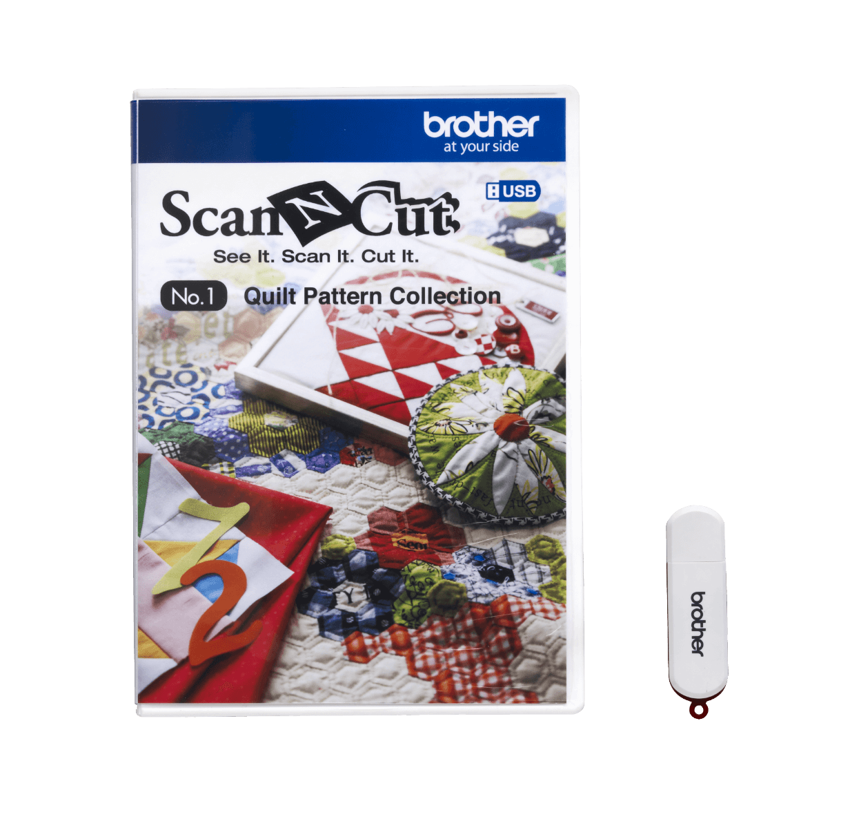 Pendrive Brother CAUSB1 patrones quilt ScanNCut2 para plotter 1