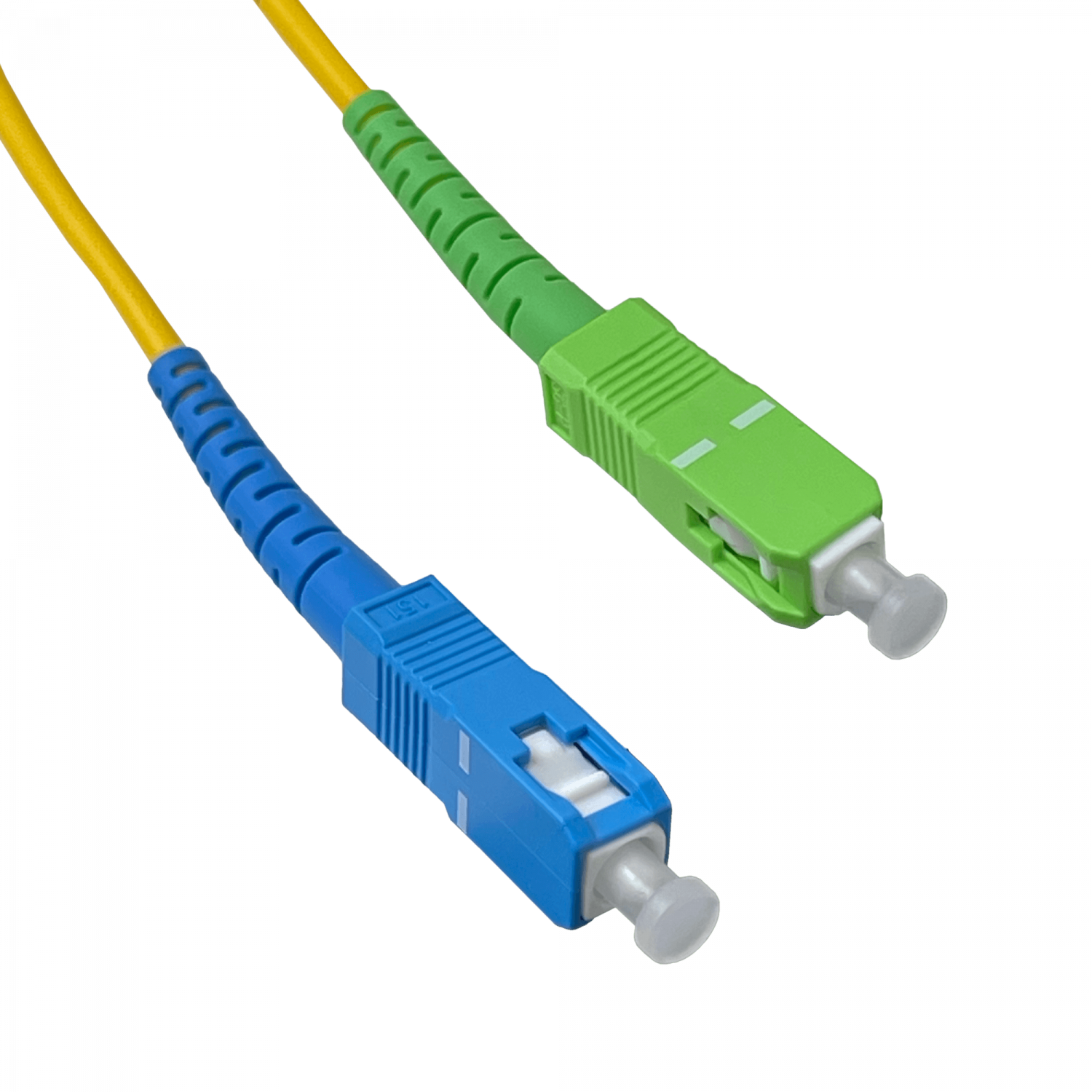 15mt SC/APC-SC/UPC MonoModo SM Simplex Jumper Cable Fibra 3mm 9/125um 1
