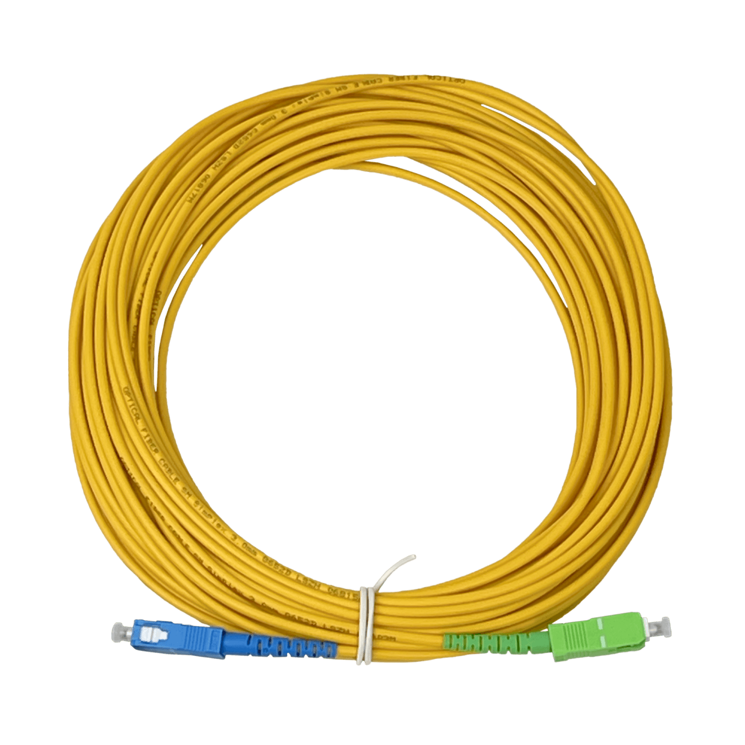 15mt SC/APC-SC/UPC MonoModo SM Simplex Jumper Cable Fibra 3mm 9/125um 3