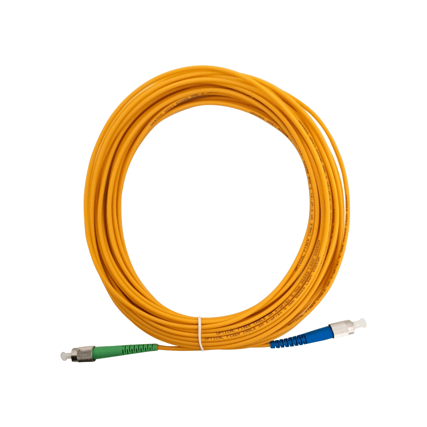 12mt FC/UPC-FC/UPC MonoModo SM Duplex Jumper Cable Fibra 9/125um 3mm 1