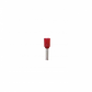 Rojo 1,0mm2 8/15mm 100-unid AWG18 Ferrules Terminal Aislado Crimpeable - Miniatura 1