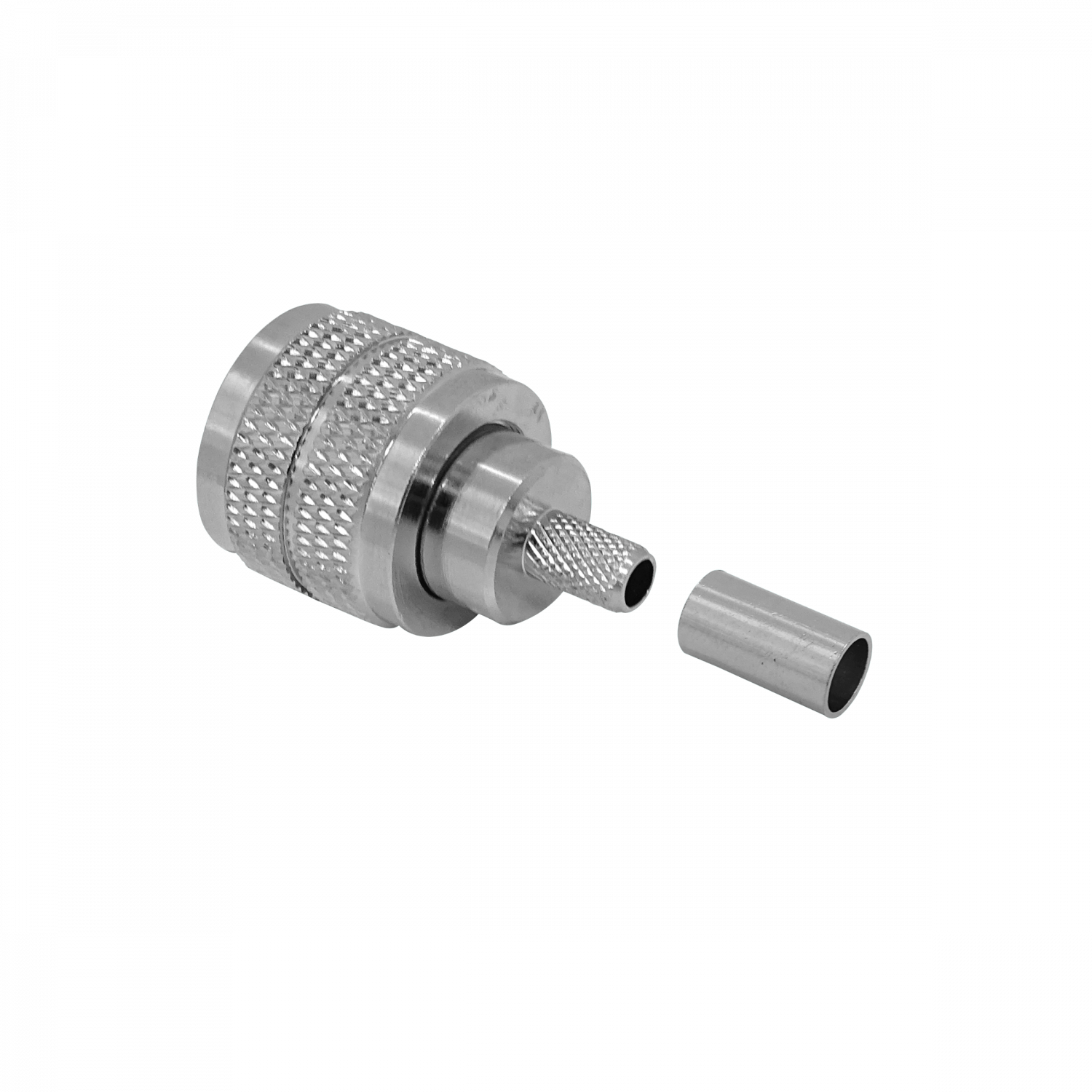 UHF-Macho RG58 LMR195 Conector Crimpeable 3