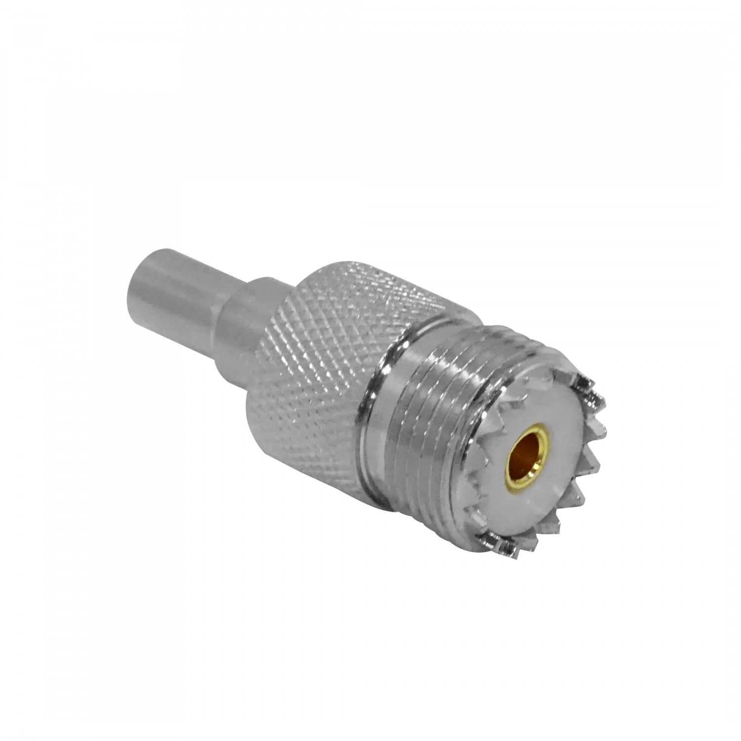 Conector UHF GENERICO UH2C hembra LMR195 PL259 crimpeable soldable CA195 2