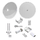 UBIQUITI Gen2 420mm 25dBi c/Radome c/Escudo PowerBeamAC 1-1000 PoE-24V - Miniatura 5
