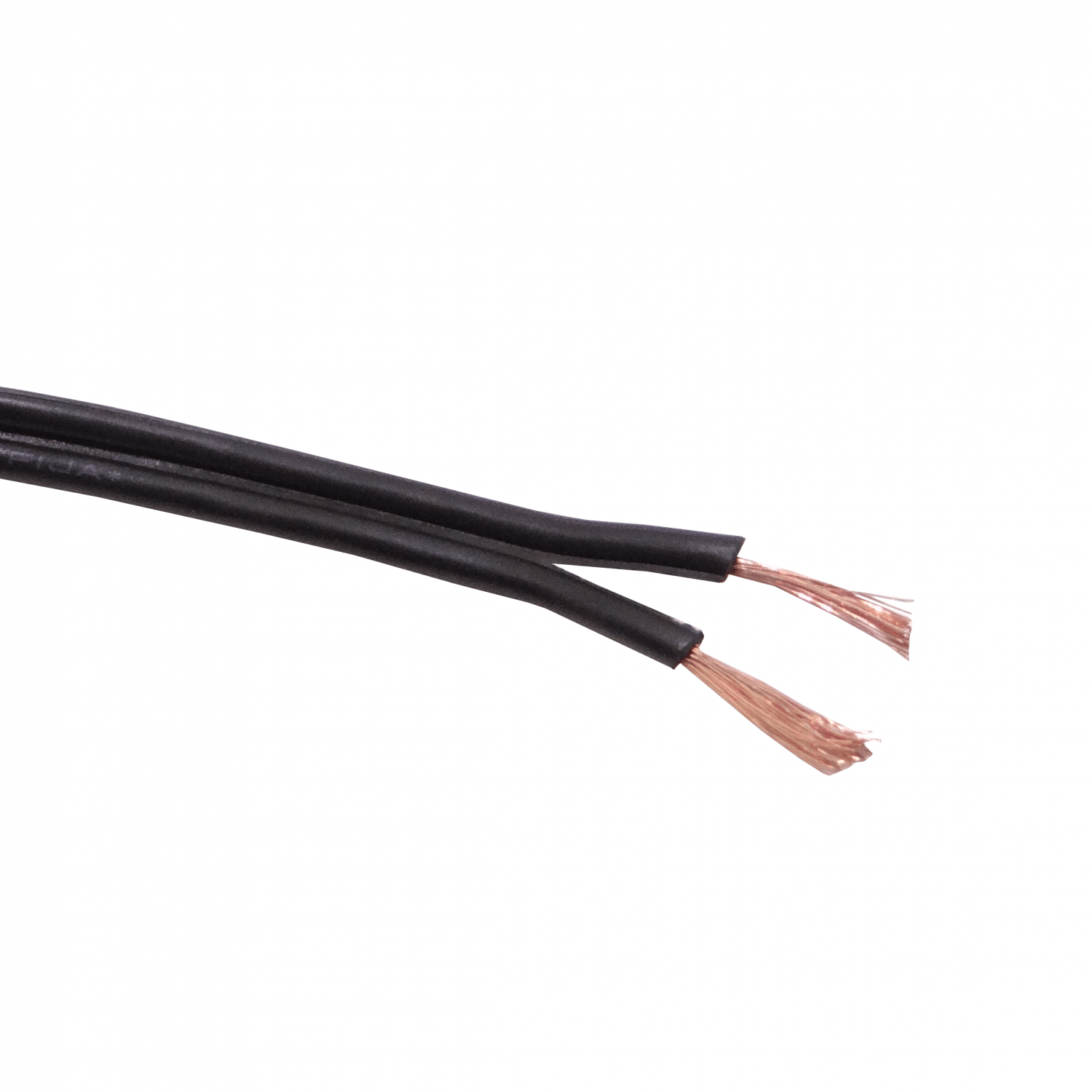 2x16AWG CCA 100mts Cable PVC Negro Paralelo Multifilar Aluminio 2