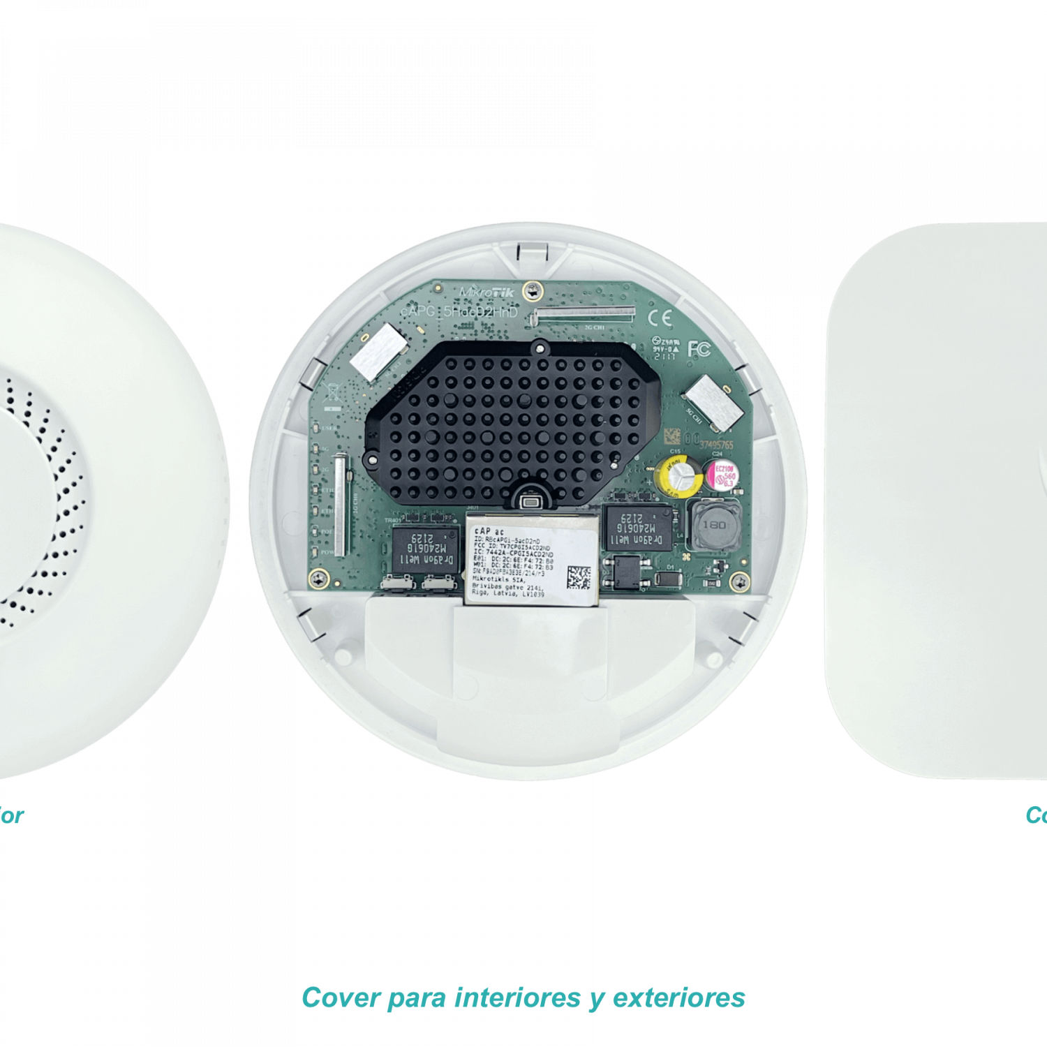 Punto de Acceso MikroTik cAP ac - Doble Banda 2.4/5 GHz, Montaje en Techo o Pared 8