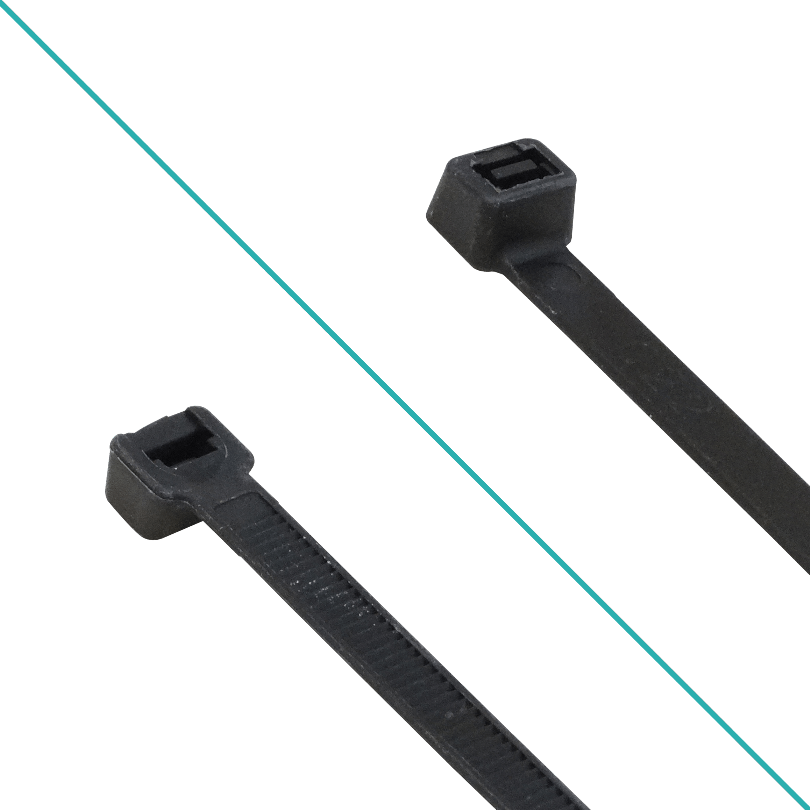 50-un 300x7,2mm Negra Amarra Plastica Nylon 7.2x300mm 3