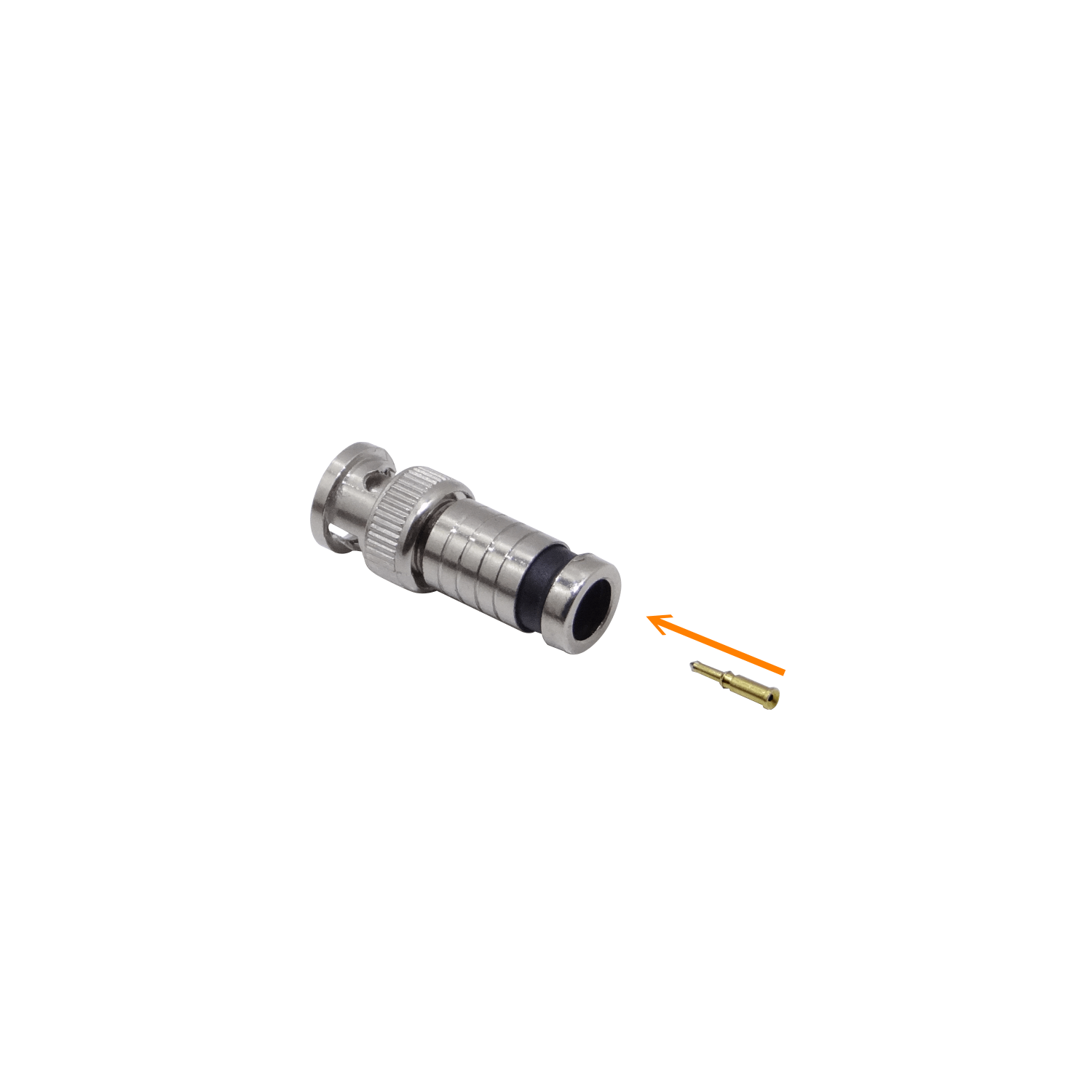 Conector BNC Macho de Compresión para Cable Coaxial RG59 BM-N59 4