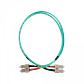 Cable Jumper de Fibra Óptica Multimodo OM3 SC-SC Duplex 1m 3.0mm LSZH - JF3CC1 - Miniatura 1