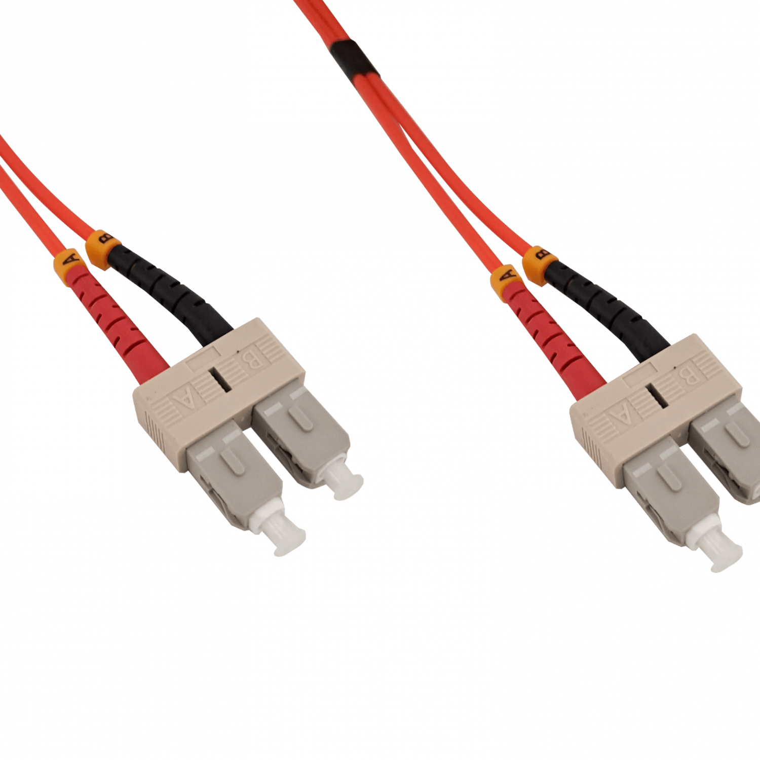 Cable Jumper de Fibra Óptica Multimodo OM1 SC-SC Duplex 25m 62.5/125µm - JFMCC25 3
