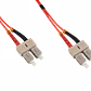 Cable Jumper de Fibra Óptica Multimodo OM1 SC-SC Duplex 25m 62.5/125µm - JFMCC25 - Miniatura 3