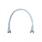 Pack x4 Cable Patch LINKMADE Cat6a U/FTP 0.5mt Blanco LSZH Inyectado Multifilar - Miniatura 2