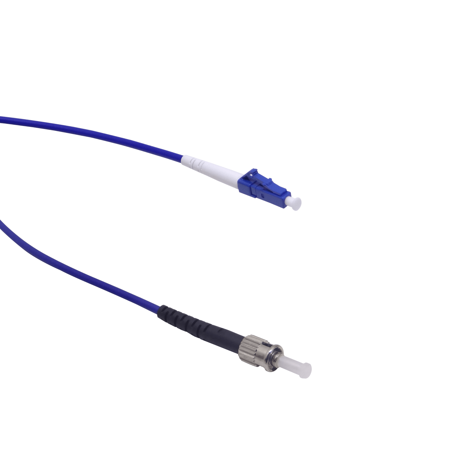 LSZH Blindado 2mt LC-ST Mono SM Simplex Jumper Cable Fibra 3.0mm 9/125 2