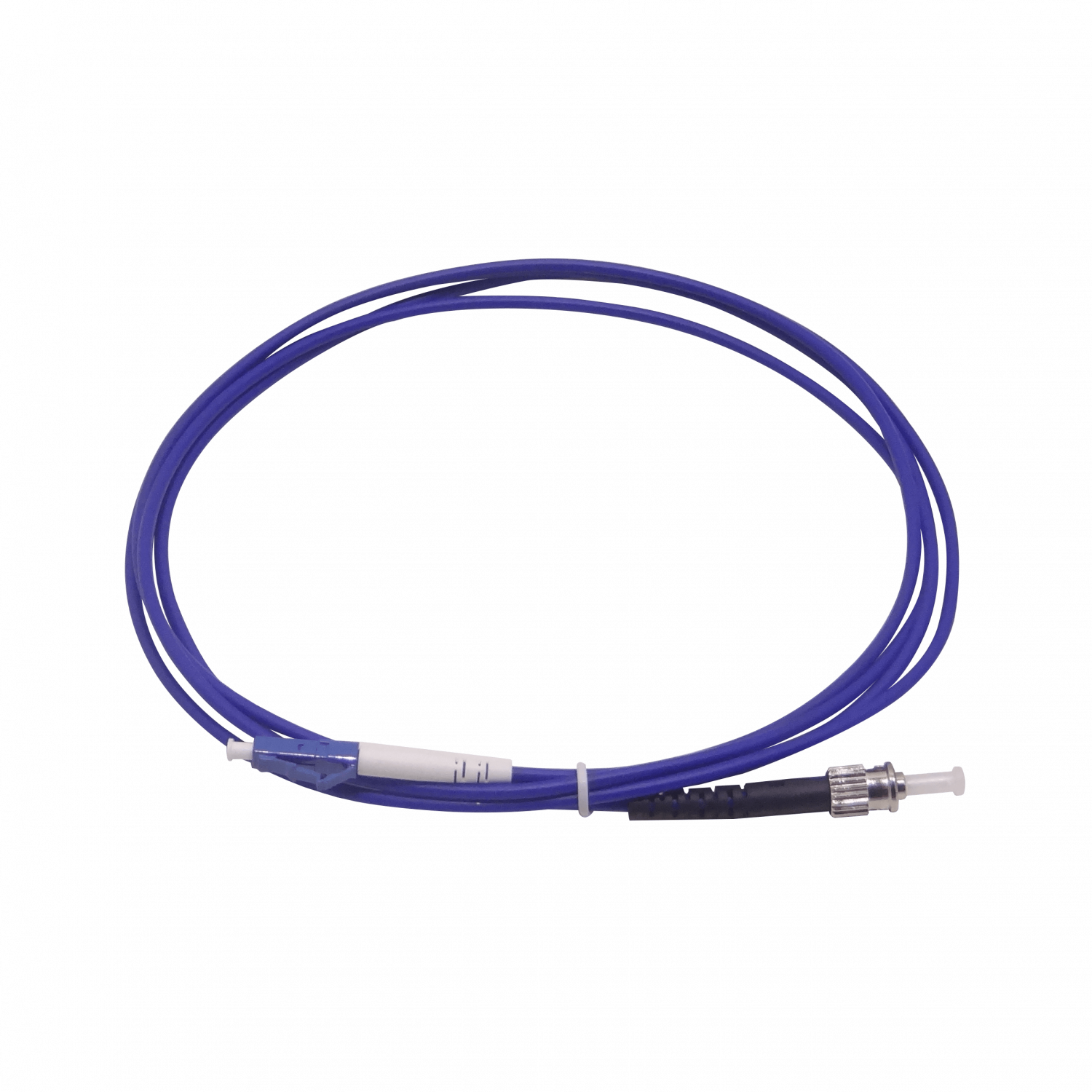 LSZH Blindado 2mt LC-ST Mono SM Simplex Jumper Cable Fibra 3.0mm 9/125 3
