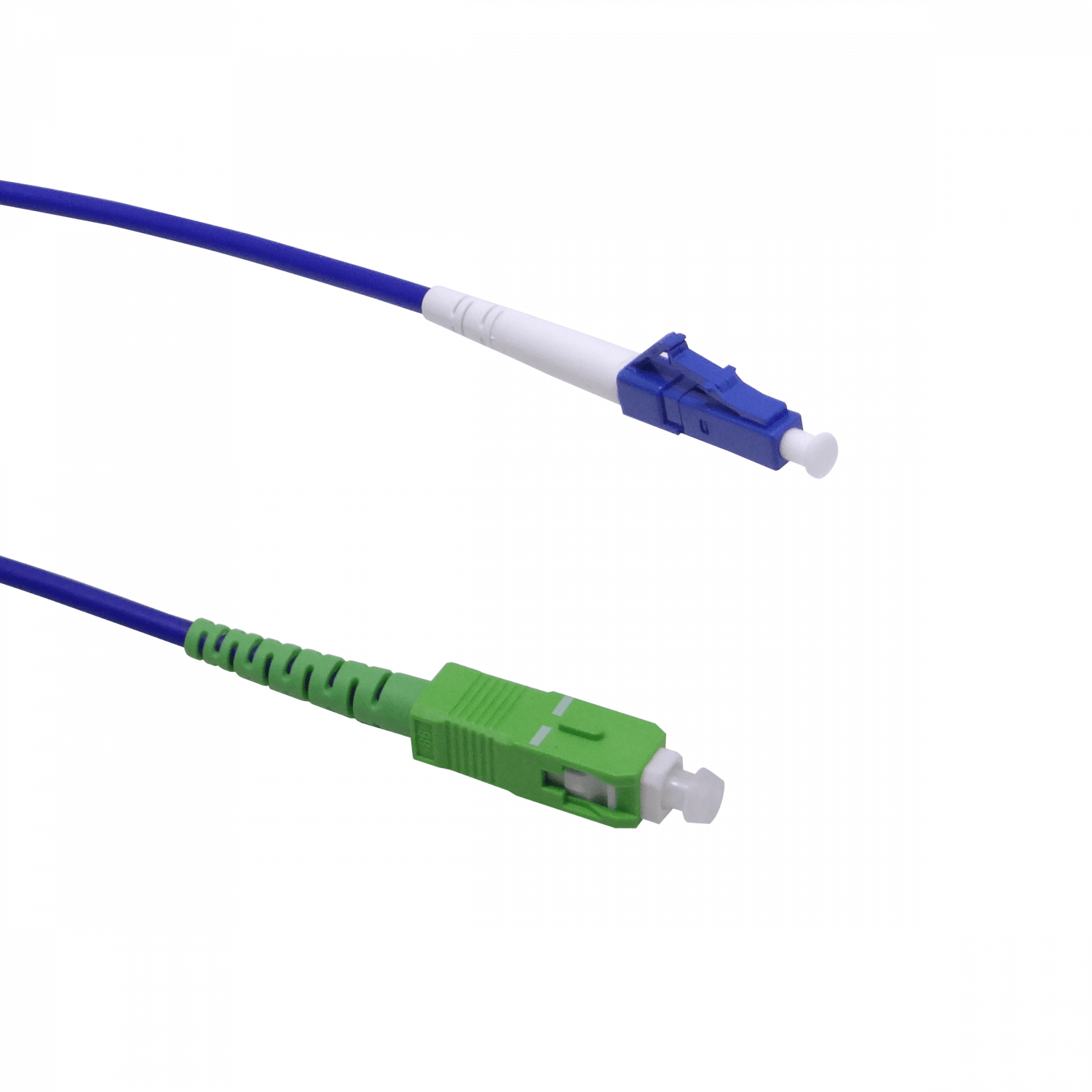 LSZH Blindado 2mt LC/UPC-SC/APC SM Simplex JumperFibra 3.0mm 9/125um 3