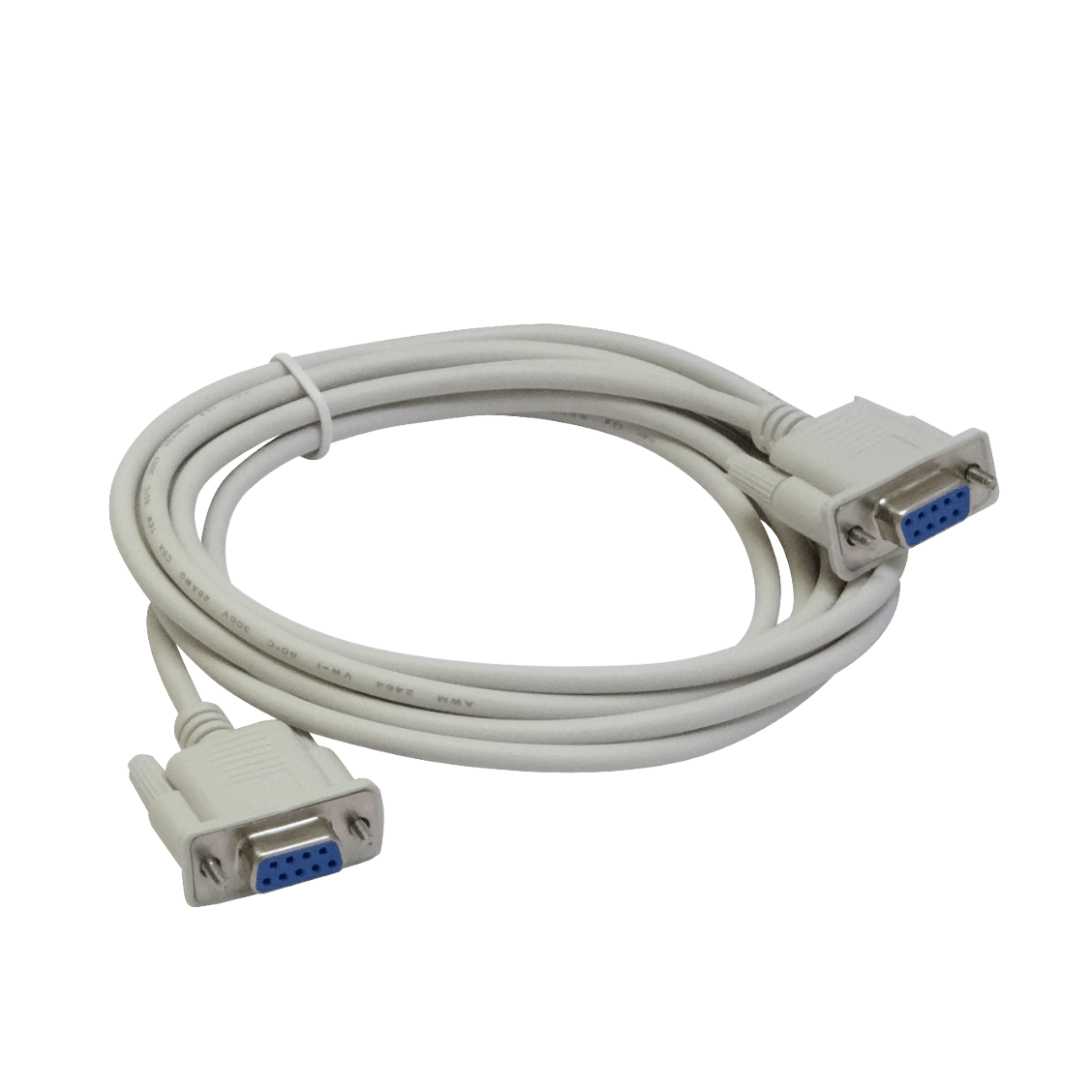 Null-Modem 3mt DB9-Hembra-Hembra 300cm Cable Cross Serial RS232 DE-09 3