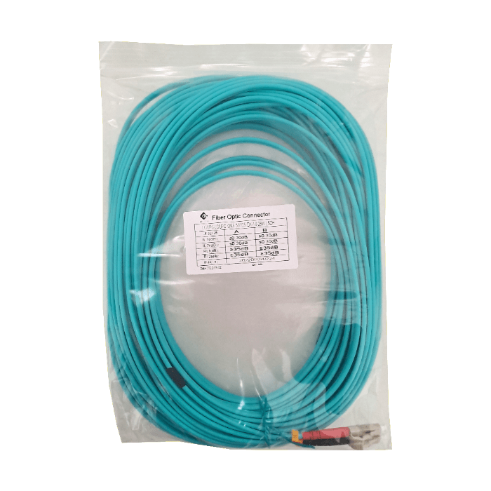 25mt LC-LC OM3 MultiModo MM Duplex Jumper Fibra 3.0mm 50/125um LSZH 2