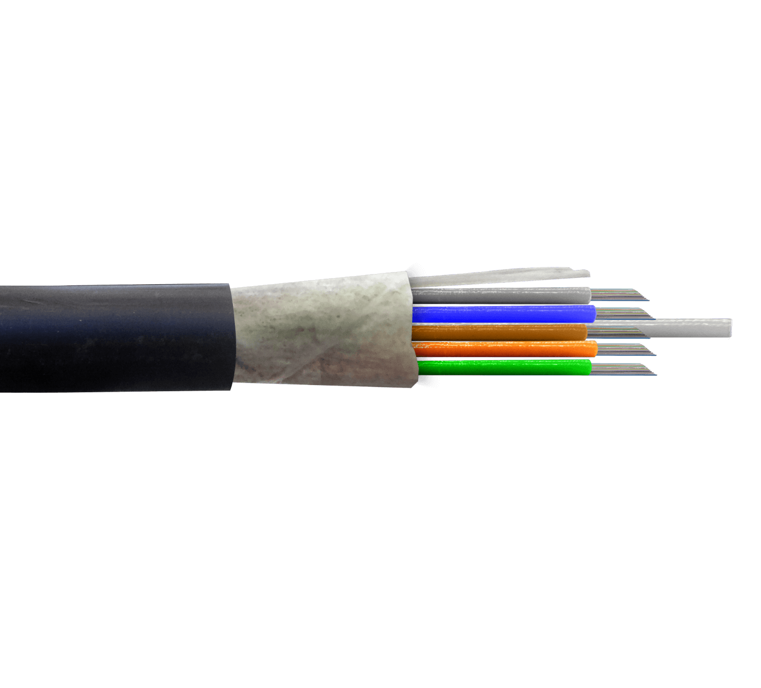 Cable de Fibra Óptica Monomodo 60 Fibras G652D 12x5 Tubos Exterior PE 10mm - CFSK60 1