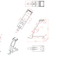 Modulo Metalico Vacio p/Carril Riel DIN 1-Keystone Industrial c/etique - Miniatura 2