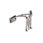 Modulo Metalico Vacio p/Carril Riel DIN 1-Keystone Industrial c/etique - Miniatura 3