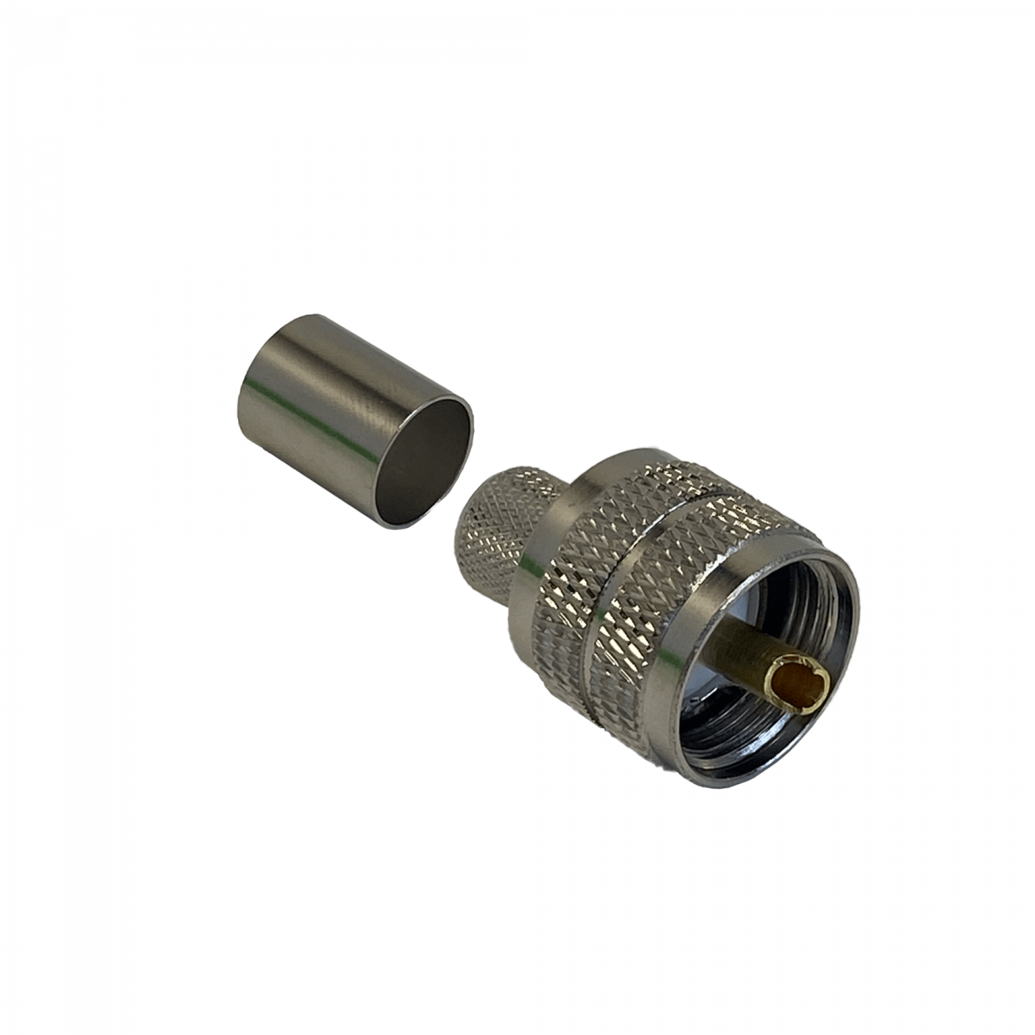 Conector UHF GENERICO UM4C macho LMR400 PL259 serie-400 crimpeable 4