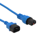 Cable de Poder C13 a C14, 1.8m, 7A, Azul, 3x0.82mm² - Miniatura 1