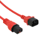 1,8mt Rojo Macho-Hembra Cable de Poder C13/C14 7A 3x0,82mm2 180cm - Miniatura 1