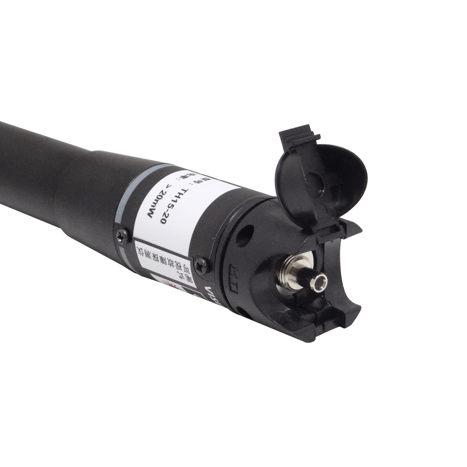 Detector Visual de Fallas en Fibra Óptica, 20mW, 650nm, 15km, Requiere 2 Pilas AA 2