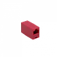 Copla Roja RJ45-RJ45 Hembra-Hembra Union Cupla - Miniatura 1