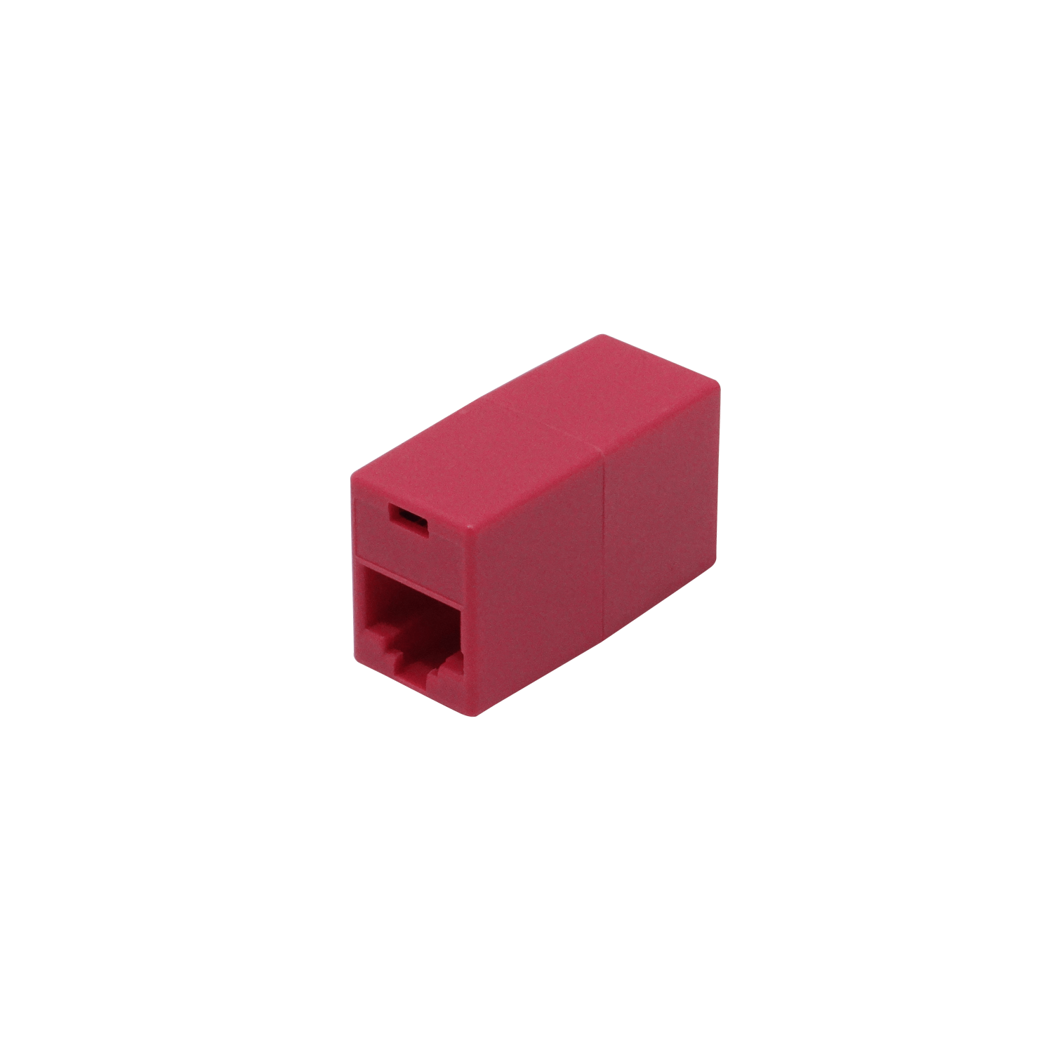 Copla Roja RJ45-RJ45 Hembra-Hembra Union Cupla 2