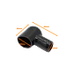 Negro 22x29x42mm Protector Redondo Aislante para Bateria - Miniatura 3