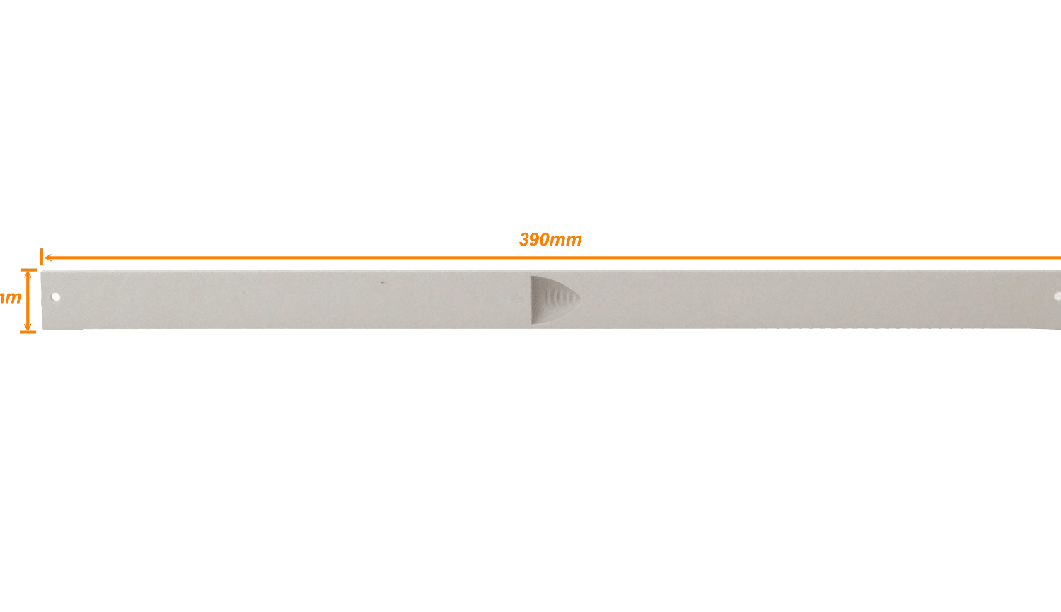 Tapa Plastica-ABS Beige 394x23mm para OLT Huawei 3