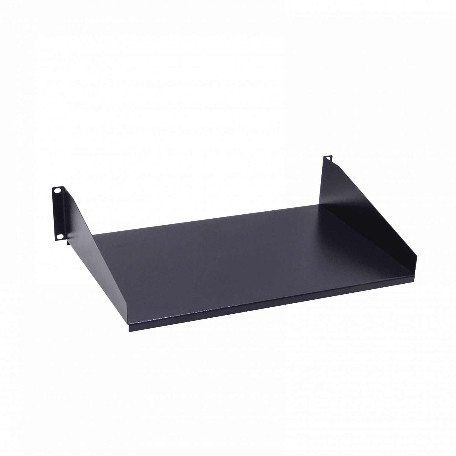 Bandeja Rack LINKMADE 2U Lisa Extra Resistente, 30cm, Negra, Requiere M6-4KIT 2
