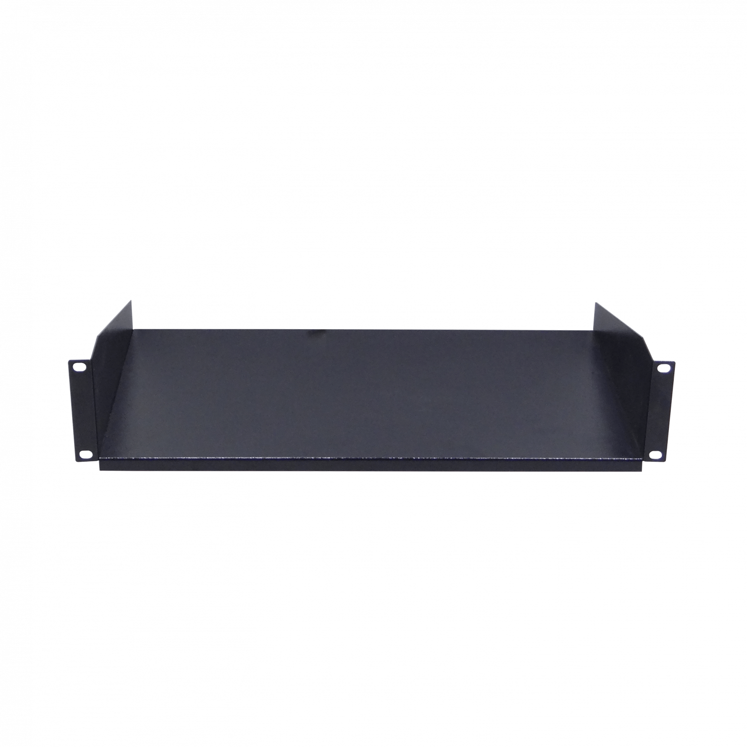 Bandeja Rack LINKMADE 2U Lisa Extra Resistente, 30cm, Negra, Requiere M6-4KIT 3