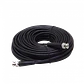 Cable RG59 Coaxial BNC-M a BNC-M, 20m Negro, para CCTV - Miniatura 1